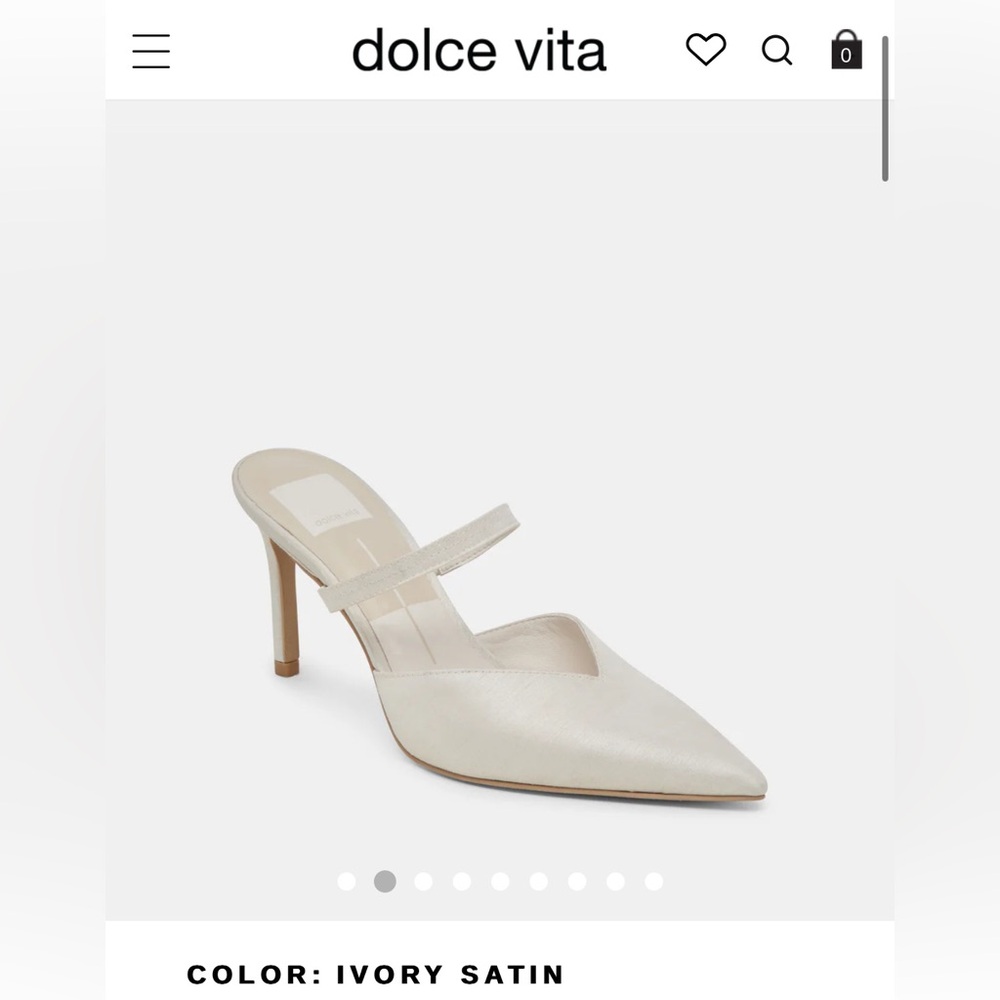 Dolce Vita Cream Pointed-Toe Heels